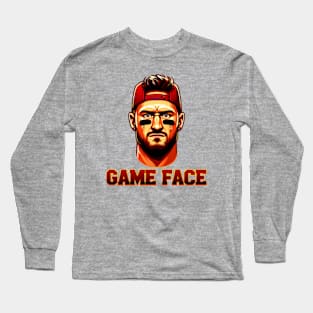 Jason Kelce In Game Face Long Sleeve T-Shirt